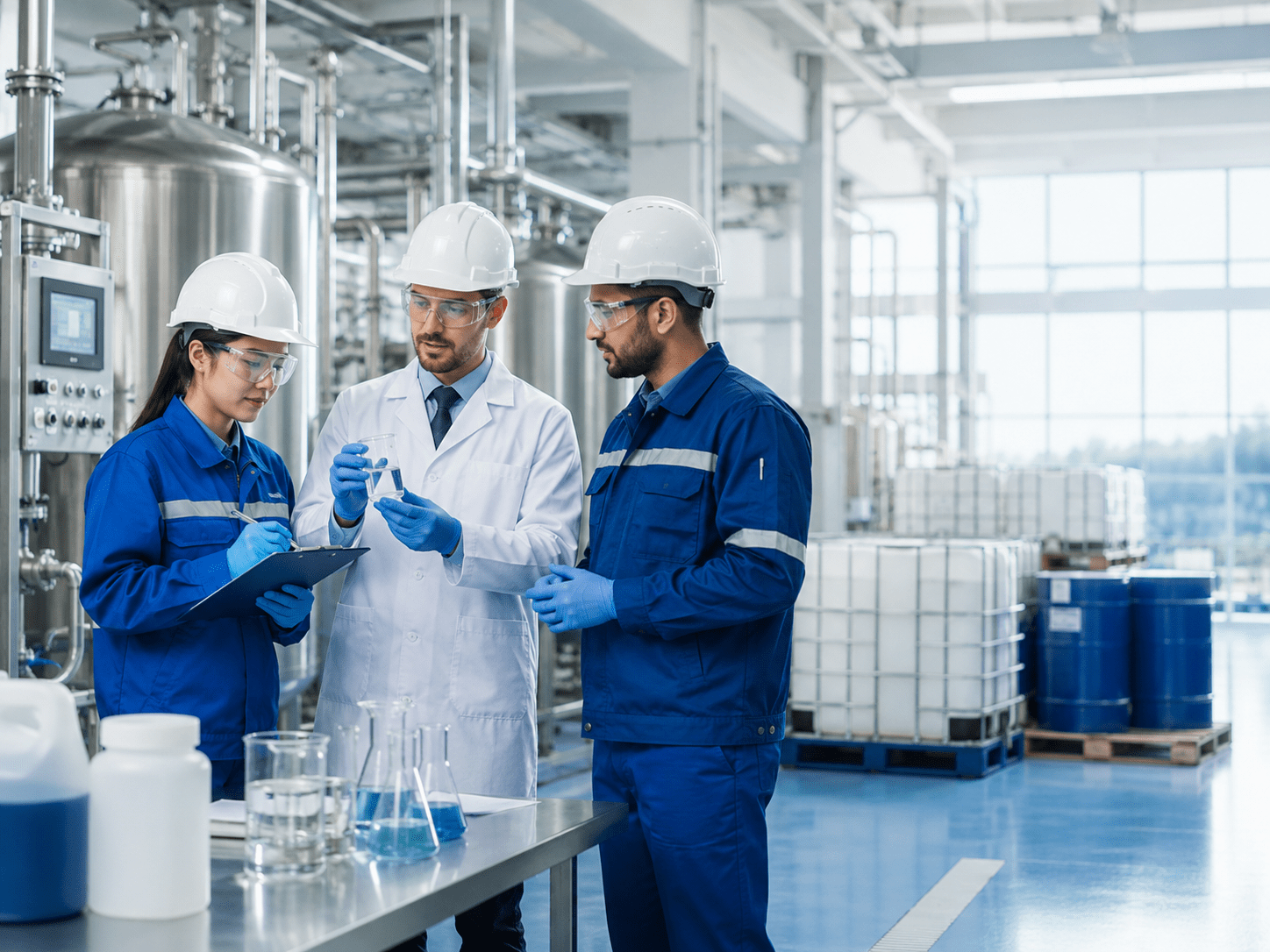 Jinxiang Chemical professional chemical manufacturing and quality control team
