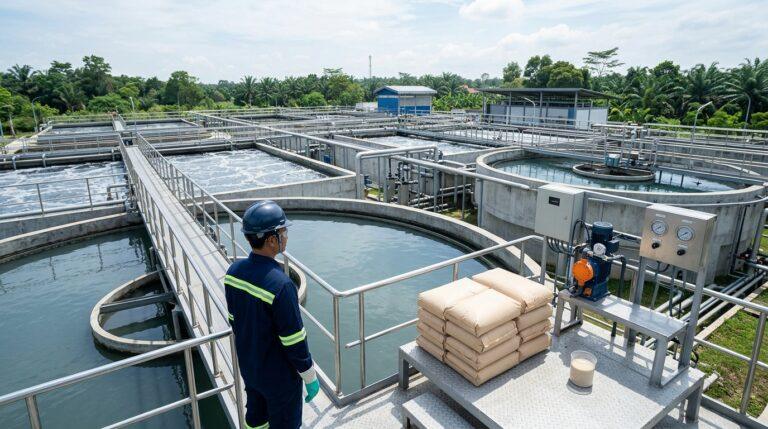 Polyacrylamide PAM untuk pengolahan air limbah industri Indonesia APAM CPAM NPAM